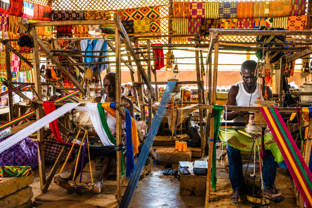 Bonwire Kente Weaving Village