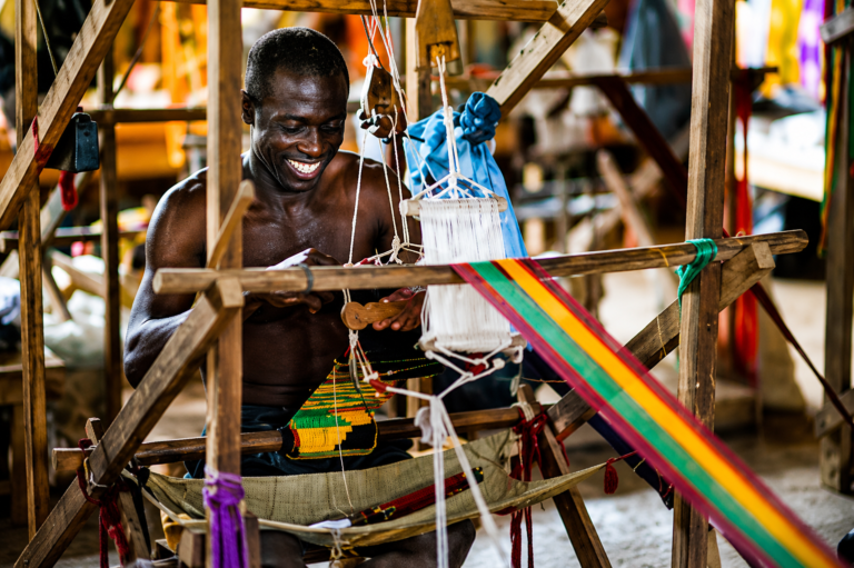 Bonwire Kente Weaving Village