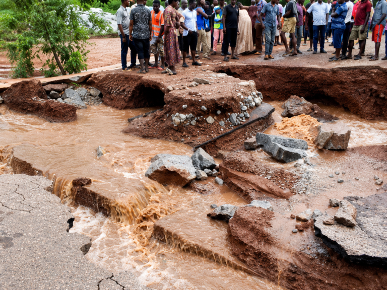 Flood Damage Forces Temporary Closure of Kumasi–Ejura Highway at Sataso